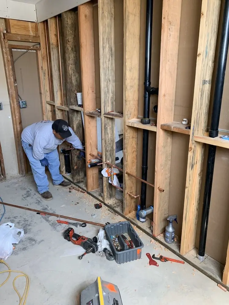 Commercial rough-in plumbing for Gas Line Repair in Chestatee North
